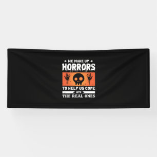 Banderoles Halloween We Make up Horrors