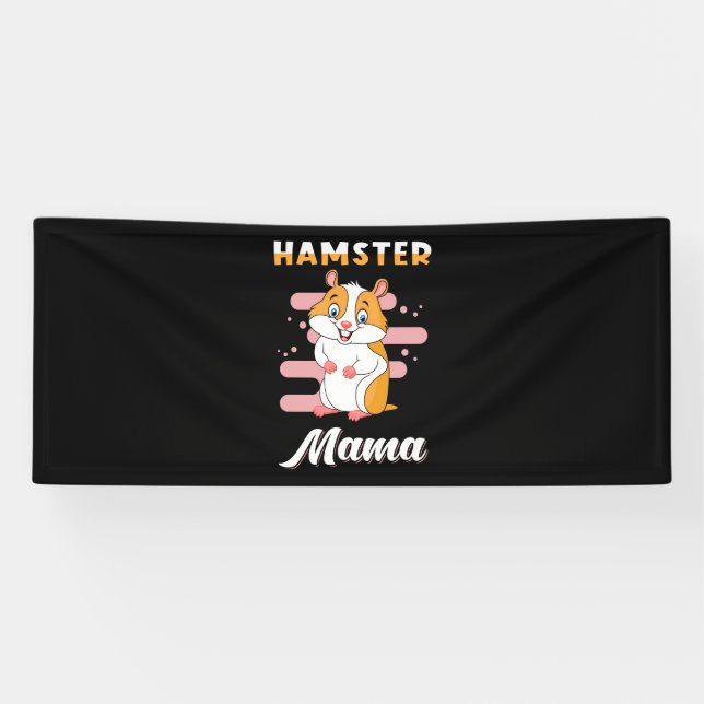 Banderoles Hamster Mama (Horizontal)