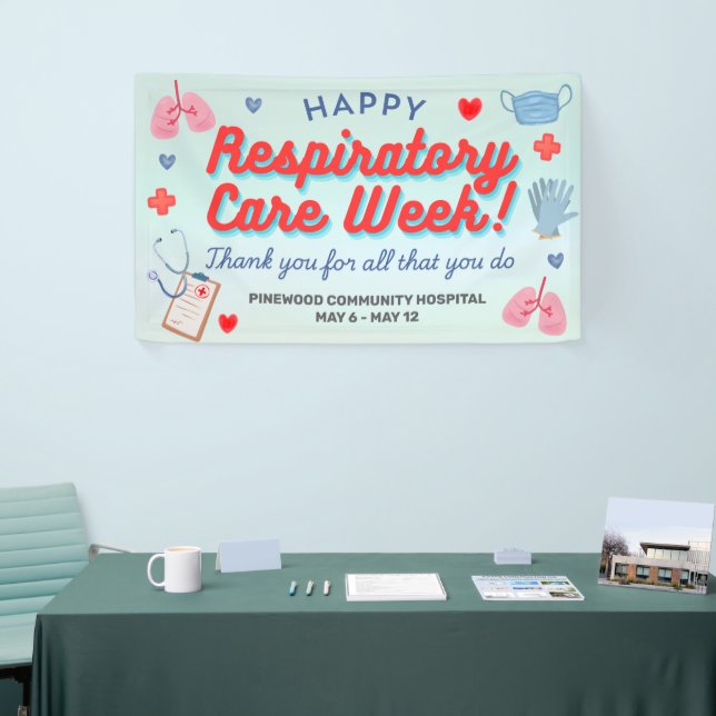 Banderoles Happy Respiratory Care Week Appreciation Banner (Salon professionnel)