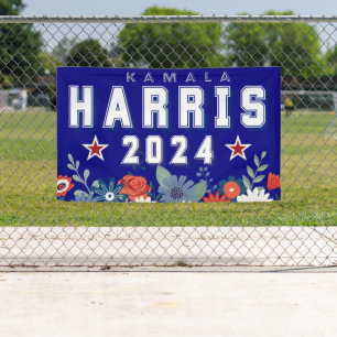 Banderoles Harris 2024 Floral Election