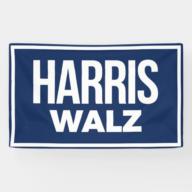 Banderoles Harris Walz 2024 (Horizontal)