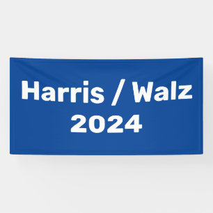 Banderoles Harris / Walz Campagne présidentielle 2024