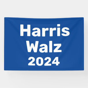 Banderoles Harris / Walz Campagne présidentielle 2024