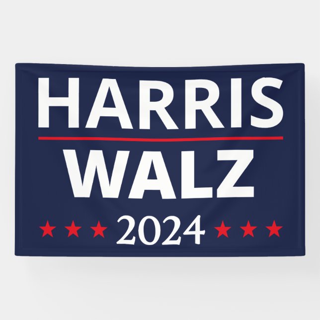 Banderoles Harris Walz Election 2024 III (Horizontal)