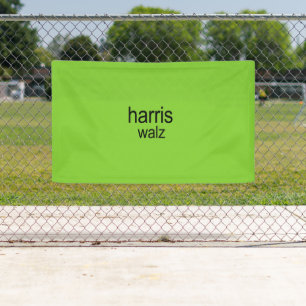 Banderoles Harris Walz est Brat
