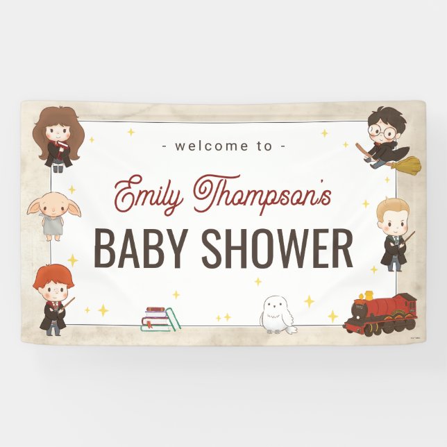 Banderoles Harry Potter Character Magical Baby Shower (Horizontal)