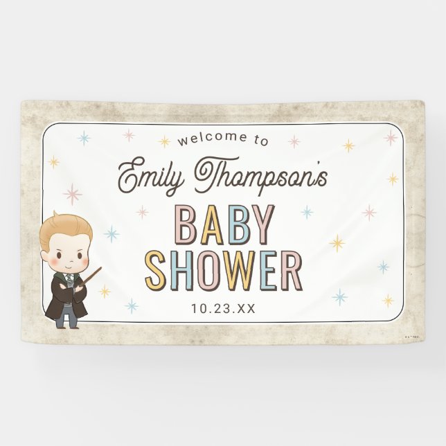 Banderoles Harry Potter Chibi Draco Malfoy Magicien Baby Show (Horizontal)