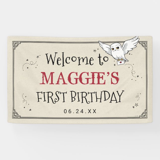 Banderoles Harry Potter | Livraison spéciale d'anniversaire d (Horizontal)