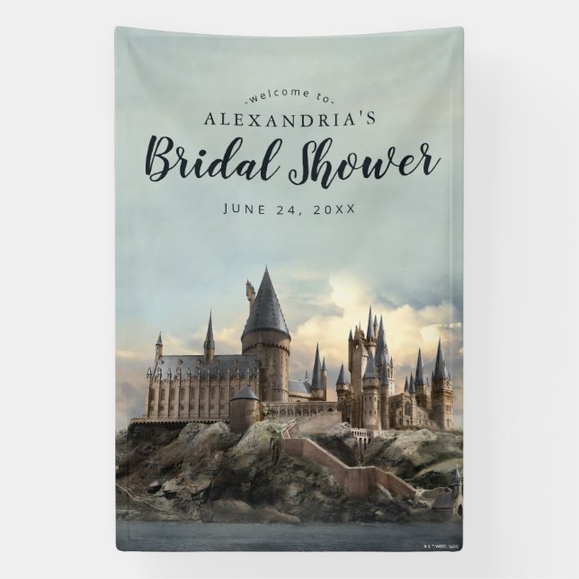 Banderoles Harry Potter | Mariage au Château de Poudlard (Verticale)