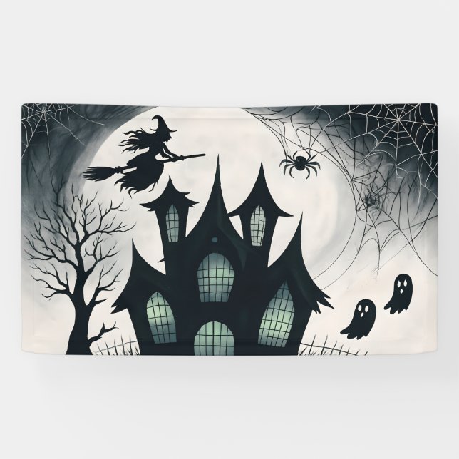 Banderoles Haunted House Halloween (Horizontal)