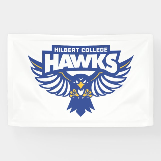 Banderoles Hawks du Hilbert College (Horizontal)