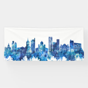 Banderoles Helsinki Finlande Skyline Blue