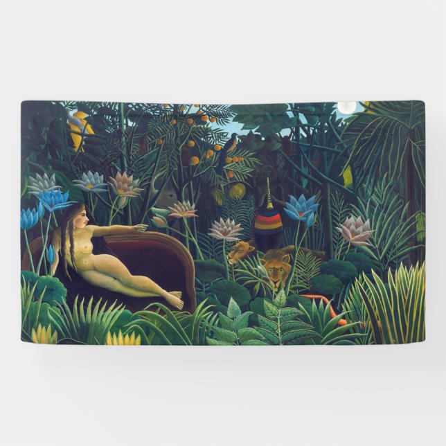 Banderoles Henri Rousseau - Le Rêve / Le Reve (Horizontal)