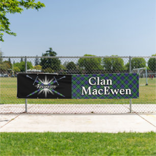 Banderoles Highland Festival Clan MacEwen Tent