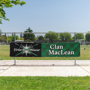 Banderoles Highland Festival Clan MacLean Chasse Tente Tartan