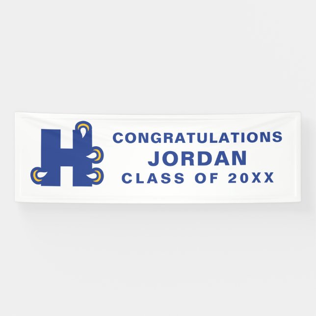 Banderoles Hilbert College H (Horizontal)