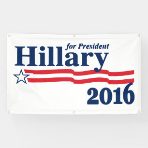Banderoles Hillary pour le président 2016