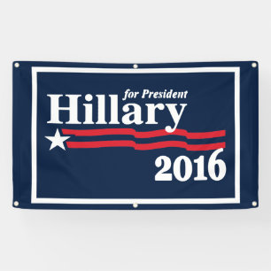 Banderoles Hillary pour le président 2016