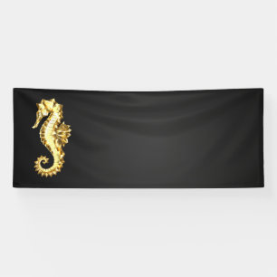 Banderoles Hippocampe Polygonal Or