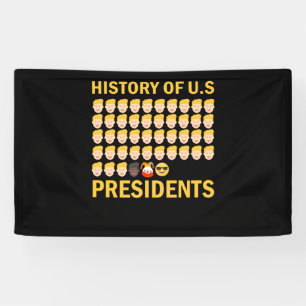 Banderoles Histoire des présidents américains 46e président C