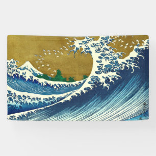 Banderoles Hokusai Big Wave Japon Art japonais