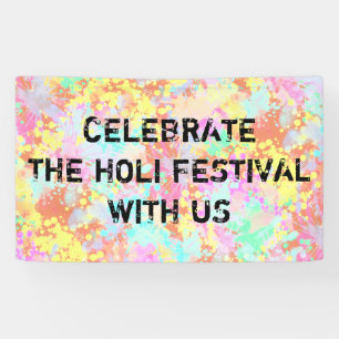 Banderoles holiES - Splashes pastel motif transparent 1