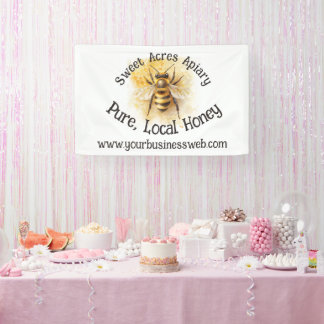 Banderoles Honey Bee Business Apiary Honeybee Honeypeb