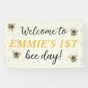 Banderoles Honey Bee Premier Anniversaire Vinyl Banner