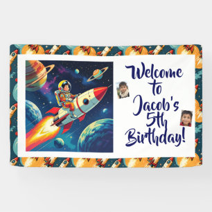 Banderoles Hors de ce monde l'espace a thème l'anniversaire d