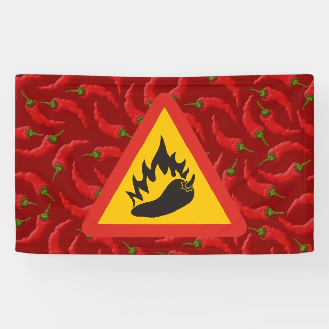 Banderoles Hot pepper danger (Horizontal)