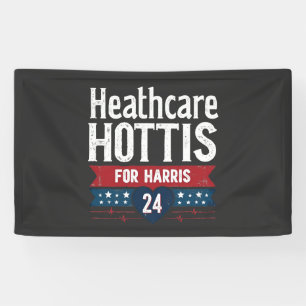 Banderoles Hôtes De Soins De Santé Pour Harris 24 Kamala Walz