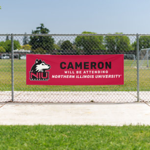 Banderoles Huskies du nord de l'Illinois Diplôme