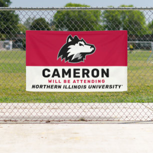 Banderoles Huskies du nord de l'Illinois Diplôme