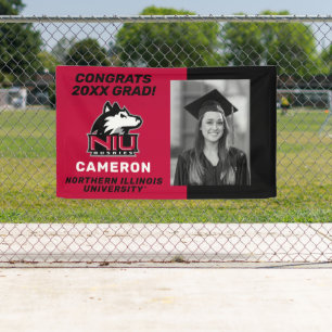 Banderoles Huskies du nord de l'Illinois Diplôme