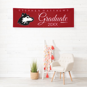 Banderoles Huskies du nord de l'Illinois Diplôme