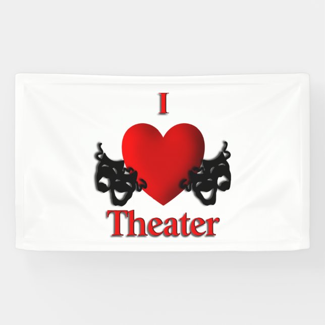Banderoles I Heart Theatre (Horizontal)