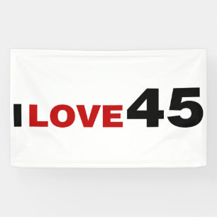 Banderoles I Love 45