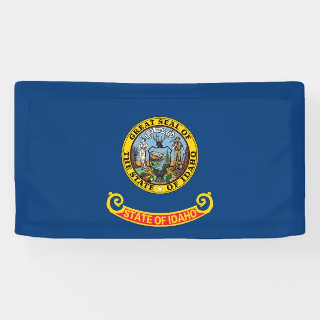 Banderoles Idaho State Flag (Horizontal)