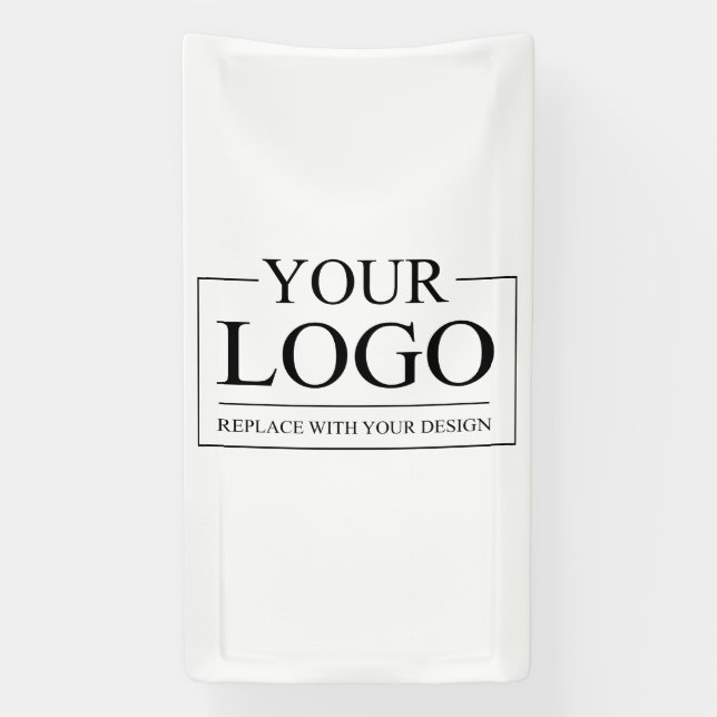Banderoles Idée personnalisée du Mariage Ajouter un logo (Verticale)
