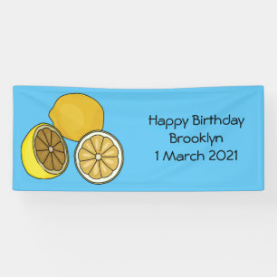 Banderoles Illustration de citron