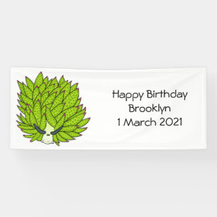 Banderoles Illustration de la feuille de limon