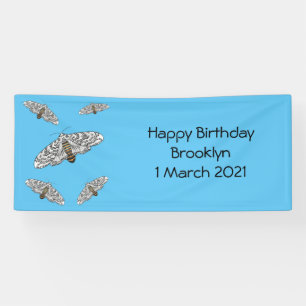 Banderoles Illustration de la papine géante léopard