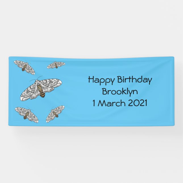 Banderoles Illustration de la papine géante léopard (Horizontal)