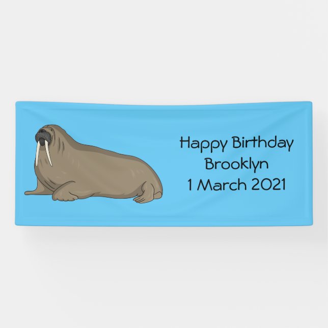 Banderoles Illustration de Walrus (Horizontal)