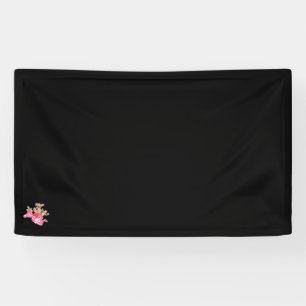 Banderoles illustration rouge, brune et rose Vinyl Banner