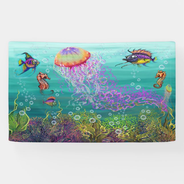 Banderoles Imaginaire aquatique (Horizontal)