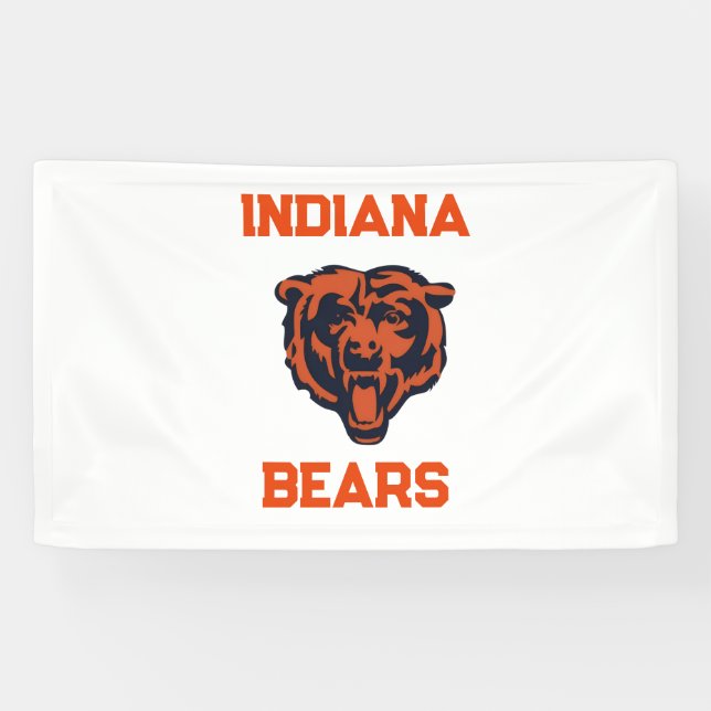 Banderoles Indiana Bears Flag (Horizontal)