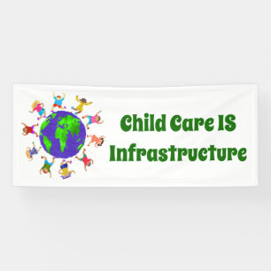 Banderoles Infrastructure de garde d'enfants IS