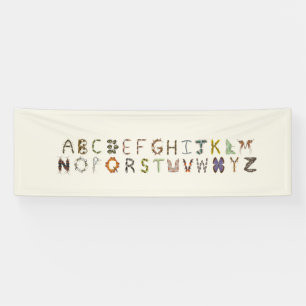 Banderoles Insecte ou alphabet de bogues de décoration