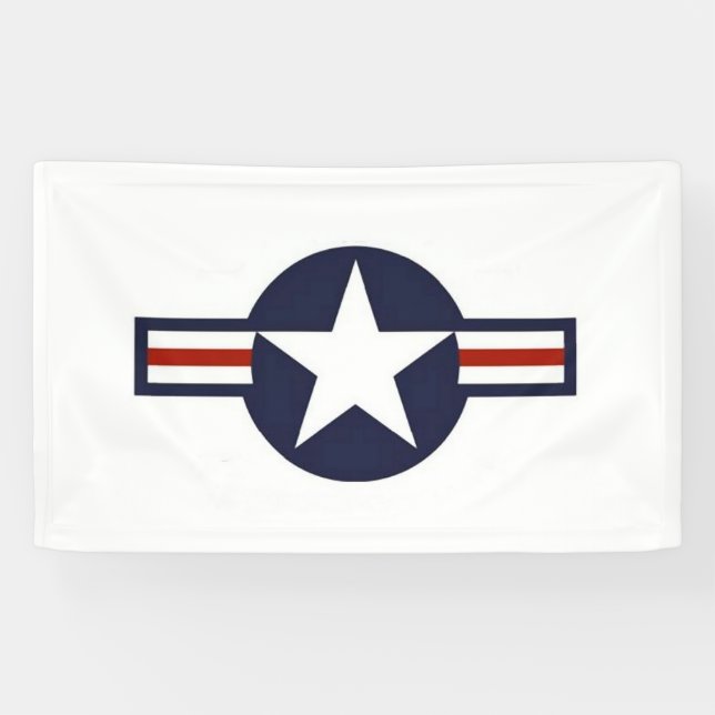 Banderoles Insigne d'aéronef USAF de la Seconde Guerre mondia (Horizontal)